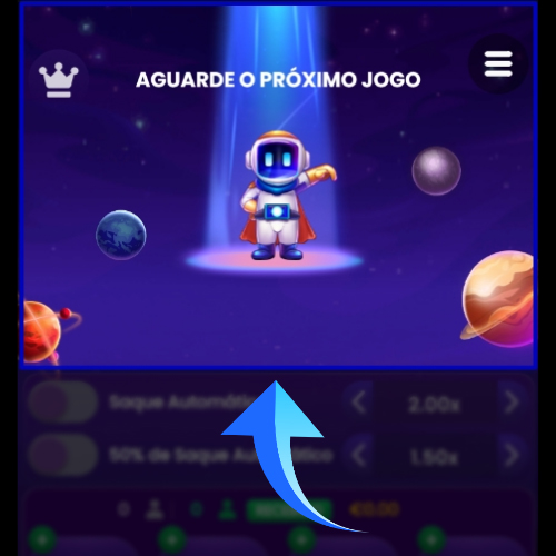 Agora você precisa aguardar o início do jogo.