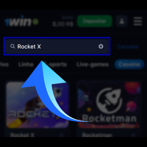 Digite o nome do jogo na pesquisa