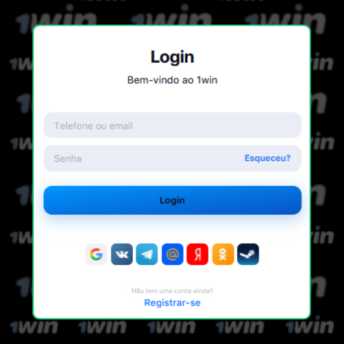 Faça login em sua conta