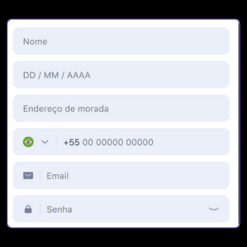 Registro de conta